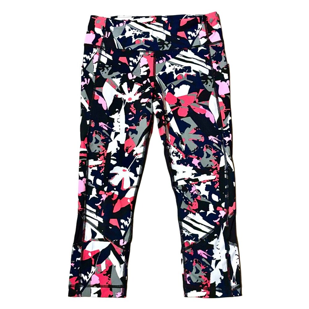 Lululemon Pace Rival Crop - Pop Cut, Boom Juice / Sz.6